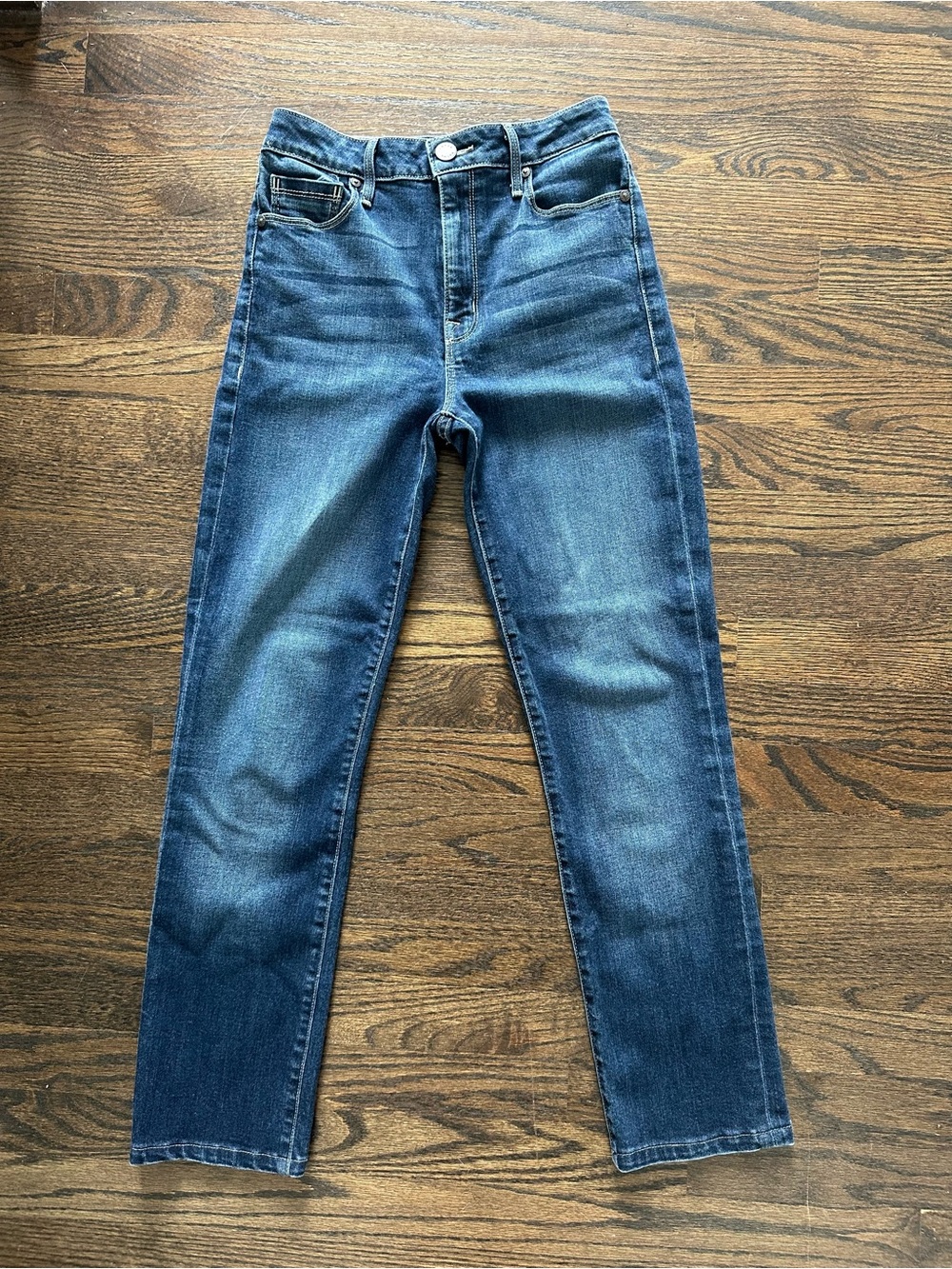 Parker Smith Straight Leg Skinny Jeans Dark Wash Size 27